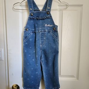 Carhartt girls overalls size 2t